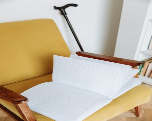 Comfortable armchair for reading with good posture support